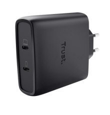 Зарядний пристрій Trust 2xUSB-C 100W GaN PD/PPS black (25527_TRUST)