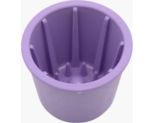 Універсальний посуд для тварин Fiboo Snack Fibeek стакан для повільного злизування ласощів та їжі, фіолетовий (FIB0239)