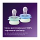 Пустушка Philips AVENT Ultra Start 0+ місяців 2 шт, бірюз (SCF075/18)