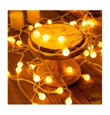 Гірлянда Voltronic Кульки матові, 80 шт, 10 м., прозора, 220V (GirlBall-80LED-10m220V)
