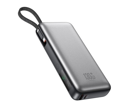 Батарея універсальна XO 20000mAh 130W, PD, QC (XO-PR268_grey)