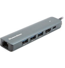 Концентратор Blueendless USB-C 6-in-1 3xUSB 3.0 + HDMI + RJ45 + USB-C PD100W (CA913909)
