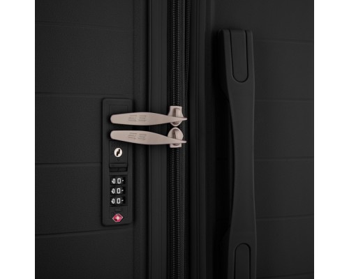 Набір валіз 2E Aero (L+M+S), чорні (2E-SPP-AERO-SET3-BK)