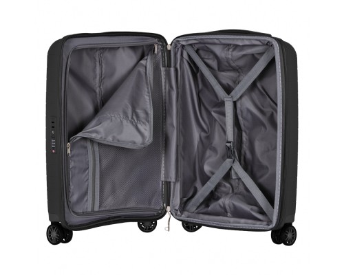 Набір валіз 2E Aero (L+M+S), чорні (2E-SPP-AERO-SET3-BK)