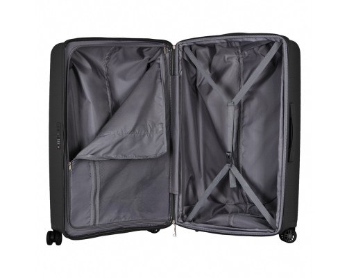 Набір валіз 2E Aero (L+M+S), чорні (2E-SPP-AERO-SET3-BK)