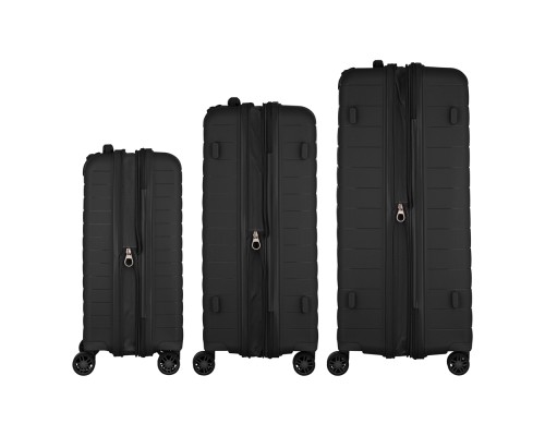 Набір валіз 2E Aero (L+M+S), чорні (2E-SPP-AERO-SET3-BK)