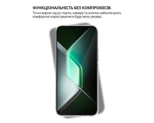 Чохол до мобільного телефона BeCover Silicone Infinix GT 30 Pro (X6873) Transparent (714667)