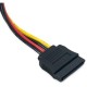 Кабель живлення SATA power 0.16m Extradigital (KBP1660)