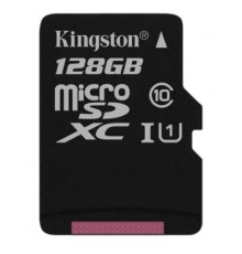 Карта пам'яті Kingston 128GB microSDXC class 10 UHS-I Canvas Select (SDCS/128GBSP)