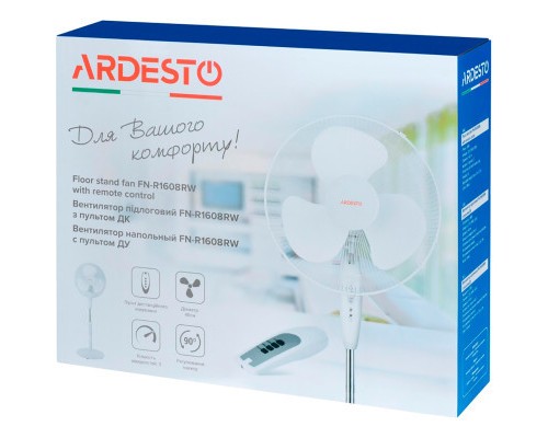 Вентилятор Ardesto FN-R1608RW