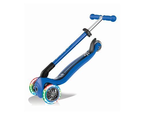 Самокат Globber Primo Foldable Lights Синій (432-100)