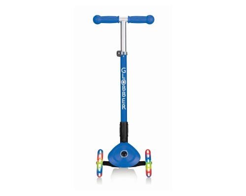 Самокат Globber Primo Foldable Lights Синій (432-100)
