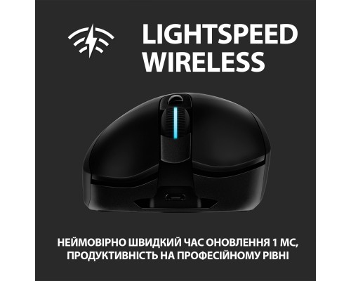 Мишка Logitech G703 Lightspeed HERO 16K Sensor Black (910-005640)