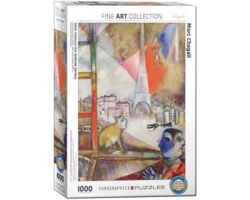 Пазл Eurographics Париж через вікно Марк Шагал 1000 елем. (6000-0853)
