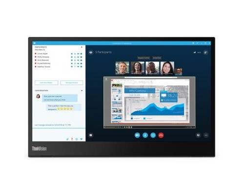 Монітор Lenovo ThinkVision M14 FHD (61DDUAT6UA)