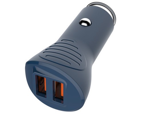 Зарядний пристрій ColorWay 2USB Quick Charge 3.0 (36W) blue (CW-CHA011Q-BL)