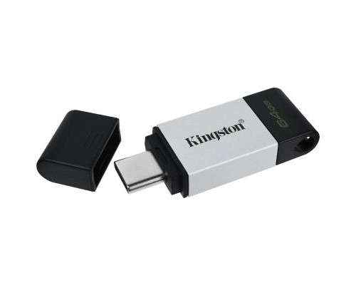 USB флеш накопичувач Kingston 64GB DataTraveler 80 USB 3.2/Type-C (DT80/64GB) 