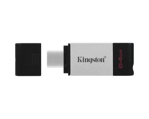 USB флеш накопичувач Kingston 64GB DataTraveler 80 USB 3.2/Type-C (DT80/64GB) 
