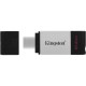 USB флеш накопичувач Kingston 64GB DataTraveler 80 USB 3.2/Type-C (DT80/64GB) 