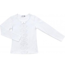Кофта дитяча Matilda з мереживом (6689-164G-white)