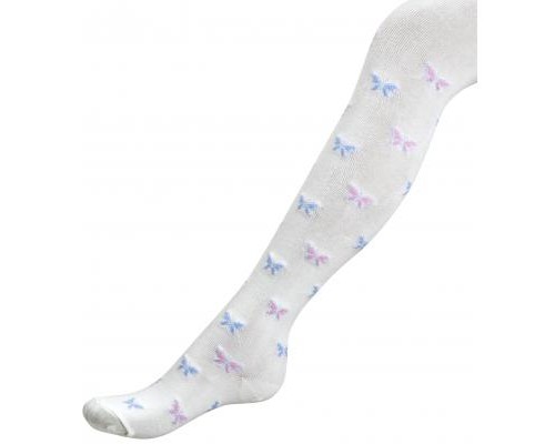 Колготки дитячі UCS Socks з метеликами (M0C0301-2110-3G-white)