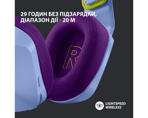 Навушники Logitech G733 Lightspeed Wireless RGB Gaming Headset Lilac (981-000890)