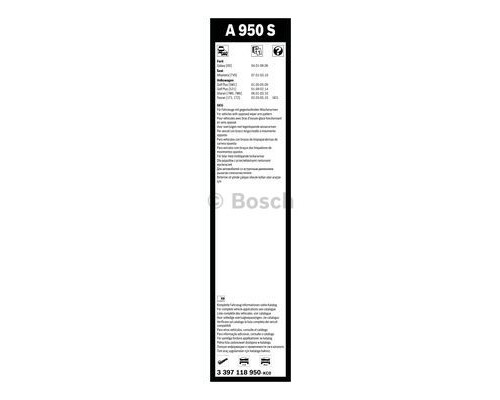 Щітка склоочисника Bosch 3 397 118 950