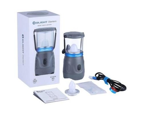 Ліхтар Olight Olantern Red + дві насадки в комплекті (Olantern Grey)