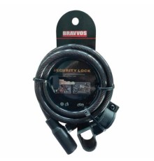 Замок велосипедний Bravvos LOC-045-055 Key (LCK-031)