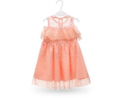 Плаття дитяче Breeze з мереживом (14316-98G-peach)