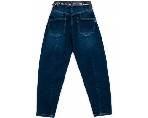 Джинси дитячі A-Yugi із завищеною талією (9294-140G-blue)