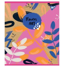 Зошит Yes А5 Flowers Art Крафт 18 аркушів лінія 5 дизайнів (765090)