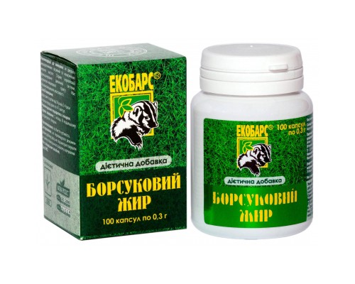 Жирні кислоти Жаклін плюс Барсучий жир капс 0,3г № 100 банка