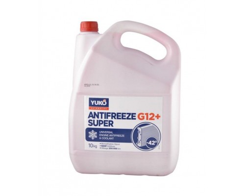 Антифриз Yuko -40 Super G12+ червоний 9л (10 кг.) (4820070248234) 