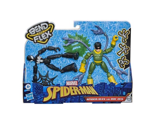 Фігурка для геймерів Hasbro набір Spider-Man Bend and flex Людина-павук проти Дока (F0239)