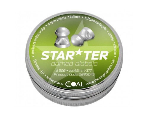 Пульки Coal Starter Domed 4,5 мм 500 шт/уп (500SD45)