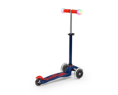 Самокат Micro Mini Deluxe Magic Navy Blue LED (MMD149)