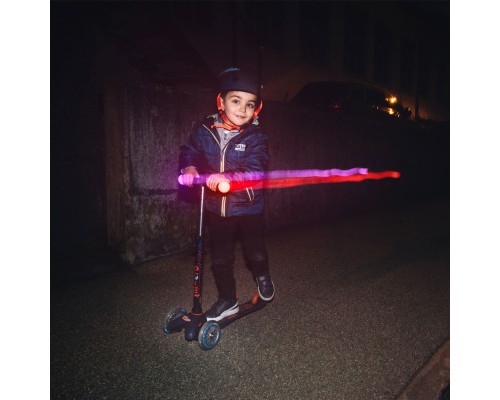 Самокат Micro Mini Deluxe Magic Navy Blue LED (MMD149)