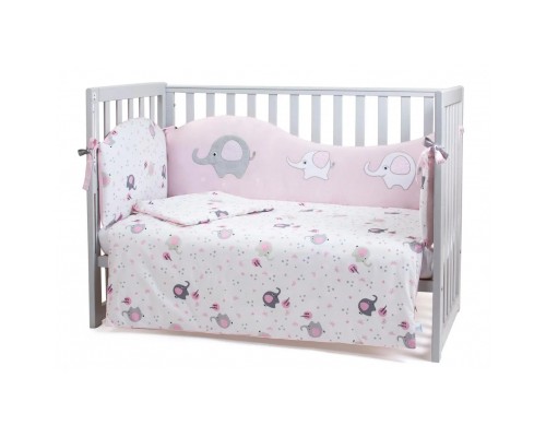 Дитячий постільний набір Верес Elephant family pink (6 од.) (208.05)