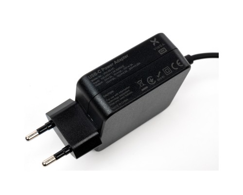 Блок живлення до ноутбуку Vinga HP 65W 5V3A/9V3A/12V5A/15V4.3A/20V3.25A USB-C (VPA-65-H-C)