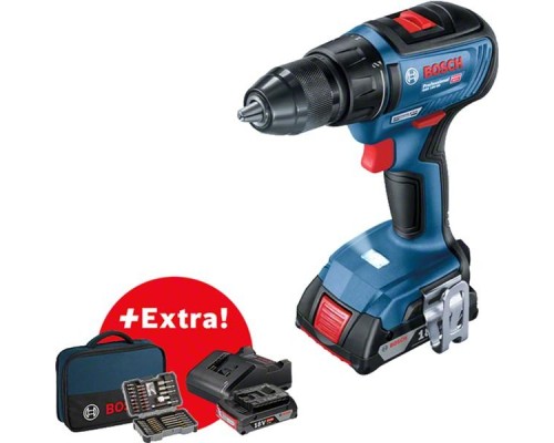 Шуруповерт Bosch GSR 18 V-50, 2*2 Ач, ЗП, кейс (0.601.9H5.004)