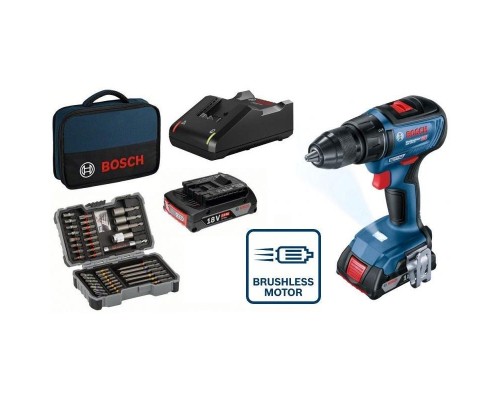 Шуруповерт Bosch GSR 18 V-50, 2*2 Ач, ЗП, кейс (0.601.9H5.004)