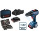Шуруповерт Bosch GSR 18 V-50, 2*2 Ач, ЗП, кейс (0.601.9H5.004)