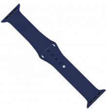 Ремінець до смарт-годинника Intaleo Silicone для Apple Watch 38/40 mm dark blue (1283126494345)