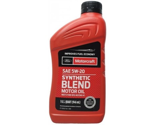 Моторна олива Ford Motorcraft Synthetic Blend 5W-20 946 ml (XO5W20Q1SP)