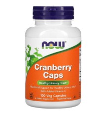 Трави Now Foods Журавлина, Cranberry Caps, 100 вегетаріанських капсул (NOW-03230)