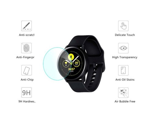 Плівка захисна Drobak Ceramics Samsung Galaxy Watch Active (2 шт) (313111)