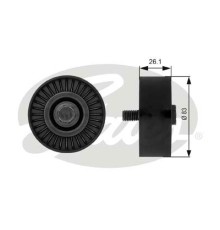 Ролик натягувача ременя Gates T38027