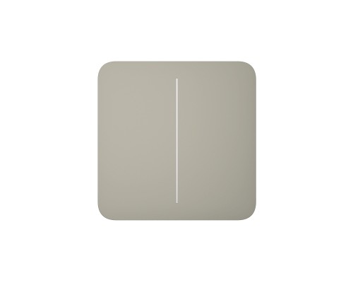 Розумний вимикач Ajax SoloButton 2-gang /Оливковий (SoloButton 2-gang /Olive)