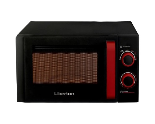 Мікрохвильова піч Liberton LMW-2082M black red